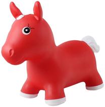 Šokinėjimo žaislas, arklys Gerardo's Toys 43415, plastikinis, guma, raudona sp.