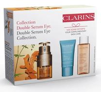 Veido priežiūros priemonių rinkinys Clarins Double Serum Eye, 85 ml