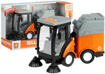 Игрушечная машина для уборки улиц Wenyi City Service, 1:16, oранжевый цв./серый цв.