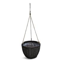 Pakabinamas gėlių vazonas Domoletti 53000011113, plastikinis, Ø 29 cm, ruda sp.