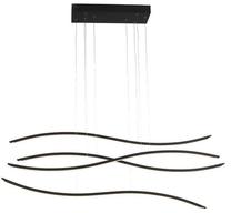Valgusti rippuv AZzardo Waves AZ2912, LED, 3000 °K, 4 x 17.5 W, must v. / must v.