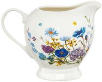 Puodelis pienui Ambition Fiori, 250 ml, 12.5 cm x 9 cm x 8.8 cm, balta sp./įvairių spalvų, porcelianas
