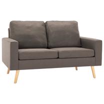 Sofa VLX 2-Seated 288711, ruda sp./pilka sp., 76 x 130 cm x 82.5 cm