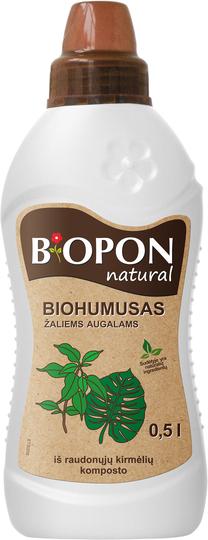 Biohumusas žaliems augalams Biopon 1897, skystos, 0.5 l
