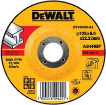 Pjovimo diskas kampiniam šlifuokliui Dewalt, 125 mm x 6 mm x 22.23 mm