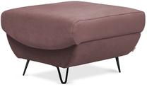 Pufas Silva Velvetmat 24, rožinė sp., 67 cm x 67 cm x 42 cm
