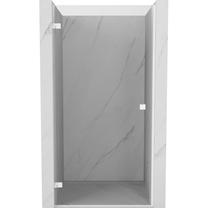 Dušas durvis Mexen Lunar-B Left, 65 cm x 200 cm, caurspīdīga krās./balta krās./rūdītais