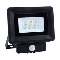 Prožektor liikumisanduriga, seinakinnitus Okko LED-E023ES 30W S, 30 W, 2250 lm, 4000 °K, IP65, must v.