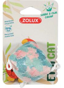 Игрушка для кошек с кошачьей травой Zolux 580742, синий цв./розовый цв., 4.2 см