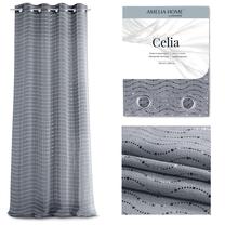 Nakts aizkari AmeliaHome Celia 38777, pelēka krās., 140 cm x 250 cm