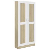 Spinta VLX Chipboard 802737, balta sp./medžio sp., 82.5 cm x 30.5 cm x 185.5 cm