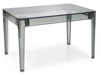 Stalas Gomez Smoked, skaidri sp., 120 cm x 80 cm x 74 cm