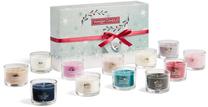 Kalėdinis žvakių rinkinys, aromatinė Yankee Candle Snow Globe Wonderland 1716502E, 7 - 10 h, 12 vnt., įvairių spalvų