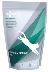 Sausā kaķu barība Trovet Weight & Diabetic TR00840, rīsi, 0.5 kg