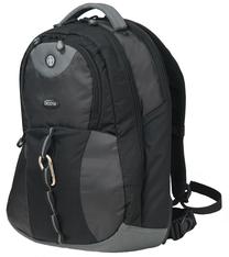 Portatīvā datora mugursoma Dicota Mission, melna krās./pelēka krās., 15.6"