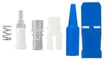 Аксессуары для сетевых продуктов Qoltec Fiber Optic Connector SC/UPC, синий цв./белый цв.