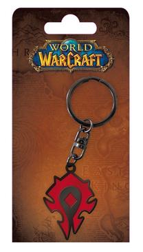 Atslēgu piekariņš ABYstyle World of Warcraft Keychain - Horde, sarkana krās.