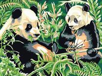 Tapymas pagal skaičius Hobby Maniak Pandas, įvairių spalvų