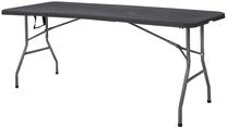Stovyklavimo stalas Springos Catering Table GF0052, juoda sp., 180 cm x 75 cm x 75 cm