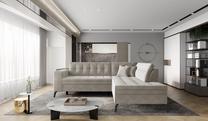 Kampinė sofa Lanvin Sola 18, šviesiai ruda sp., dešininė, 210 x 260 cm x 93 cm
