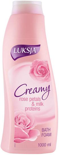Vannas putas Luksja Creamy Rose Petals & Milk Proteins, 1000 ml