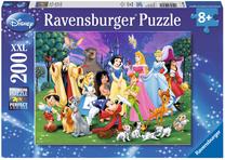Dėlionė Ravensburger Disney Favourites 126989, 49 cm x 36 cm, 200 vnt., įvairių spalvų