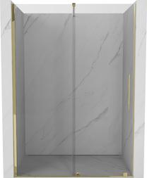 Dušo durys Mexen Velar, 110 cm x 200 cm, aukso sp./skaidrus