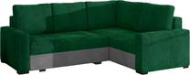 Kampinė sofa Corona Kronos 19, Paros 05, tamsiai žalia sp., dešininė, 162 x 235 cm x 90 cm