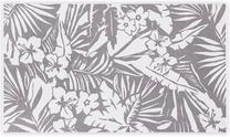 Paplūdimio rankšluostis Foutastic Floral 581CAN1906, balta sp./pilka sp., 100 cm x 180 cm