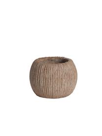 Gėlių vazonas Domoletti BTP05A, cementas, Ø 12 cm, ruda sp.