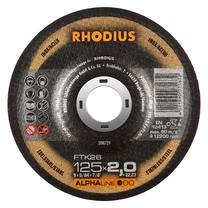 Pjovimo diskas kampiniam šlifuokliui Rhodius FTK26, 125 mm x 2 mm x 22.23 mm