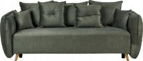 Sofa-lova Beliani Vallanes, žalia sp., 104 x 234 cm x 77 cm