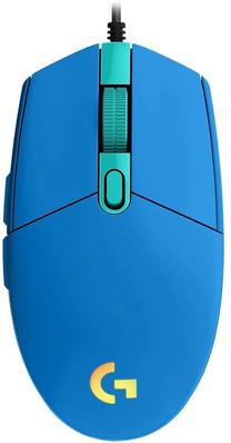 Laidinė žaidimų pelė Logitech G102 Lightsync, mėlyna sp.