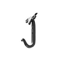 Drabužių kabliukas Okko GB-HOOK3315 x 11 cm, juoda sp.