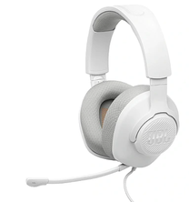 Vadu spēļu austiņas JBL Quantum 100M2, balta krās.