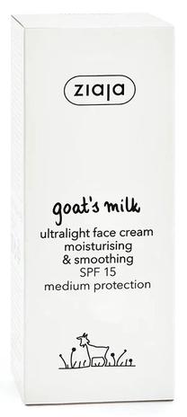 Veido kremas Ziaja Ultralight Face Cream, 50 ml, 20+