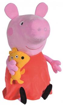 Mīkstā rotaļlieta Simba Peppa Pig 746733, sarkana krās./rozā krās., 50 cm