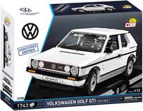 Konstruktorius, automobilis Cobi Volkswagen Golf GTI 24358, 1743 vnt., balta sp.