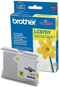 Tintes printera kasetne Brother LC970Y, dzeltena krās.
