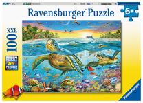 Dėlionė Ravensburger Swim With Sea Turtles 129423, 100 vnt.