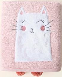 Vaikiškas rankšluostis Foutastic Kitty Baby Towel, rožinė sp., 50 cm