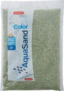 Grunts Zolux AquaSand Color 346092, 1 kg, zaļa krās.