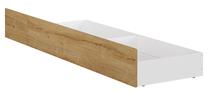 Patalynės dėžė Holten S493-SZU/120-DWF, ąžuolo sp./balta sp., 199 x 56.5 cm