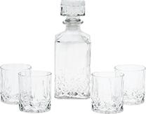 Viskio stiklinių komplektas Excellent Houseware YE7300760, stiklas, 0.9 l, 5 vnt.