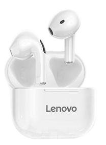 Bezvadu austiņas Lenovo LP40, balta krās.