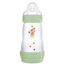 Bērnu pudelīte Mam Easy Start Anti-Colic, 260 ml, 2 mēn., zaļa krās.