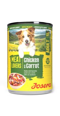 Märg koeratoit Josera Meat Lovers Chicken with Carrot, kanaliha/liha/porgand, 0.4 kg