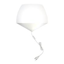 Valgusti seinale Domoletti WL17036, E27, 1 x 60 W, valge v. / valge v.