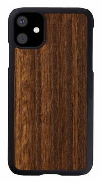 Telefona vāciņš Man&Wood, brūna krās./melna krās., Apple