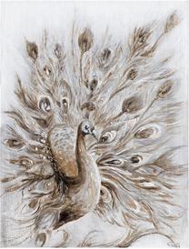 Pilt Home4you Oil Painting Peacock, 90 cm x 120 cm